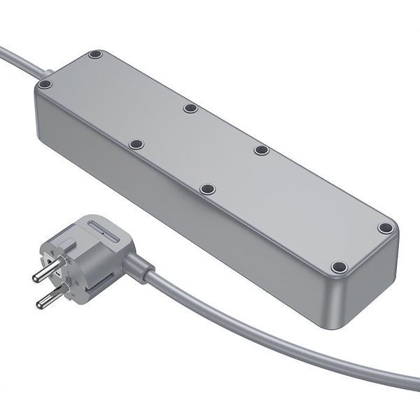 Подовжувач Borofone BAC9 Power PD20W (3USB-A/1C/3xSocket) (2m) 79283 фото