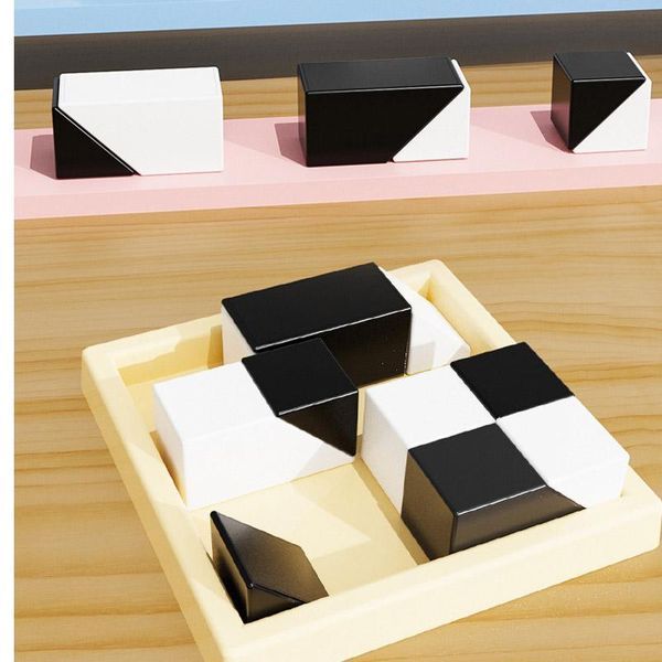 Настільна інтерактивна гра Ummi ME-149 Hidden Black and White Blocks 79356 фото