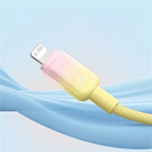 Дата кабель Baseus Discolor Series Fast Charging USB to Lightning 2.4A (1m) (P10374900) 76484 фото