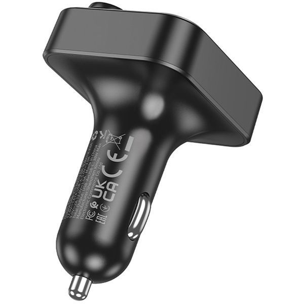 АЗП FM модулятор Hoco E85 Tiger PD20W+QC3.0 (2USB-A/1C) 73866 фото