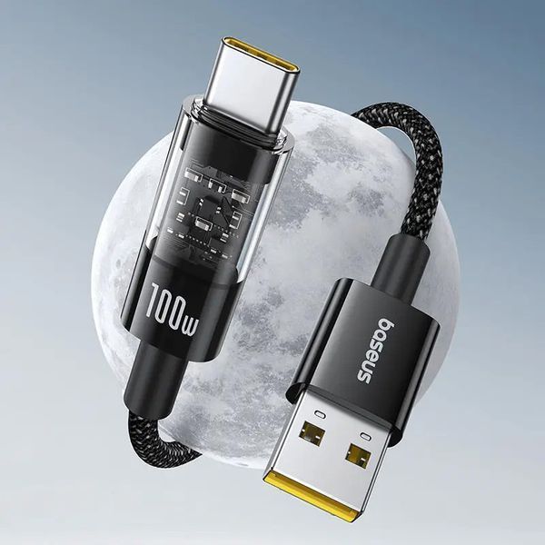 Дата кабель Baseus Gem Fast Charging USB to Type-C 100W (2m) (P10373002111) 74731 фото