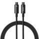 Дата кабель Baseus Tungsten Gold Type-C to Type-C Cable 240W (1m) (CAWJ04000) 70523 фото 1
