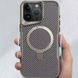 TPU+PC чохол Metal Buttons with MagSafe Carbon Ring для Apple iPhone 15 Pro (6.1") 73485 фото 2