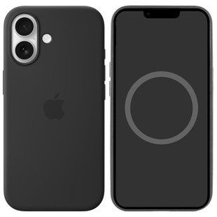 Чохол Silicone case (AAA) with Magsafe and Animation для Apple iPhone 17 (6.3") 81568 фото