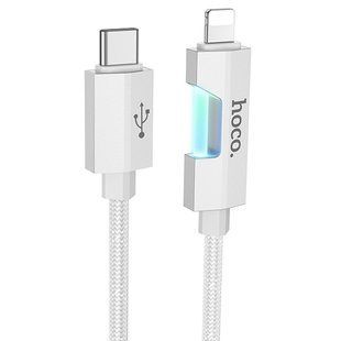 Дата кабель Hoco U123 Regent colorful 27W Type-C to Lightning (1.2m) 69090 фото