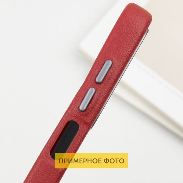Шкіряний чохол Leather Case Metal Buttons для Xiaomi Redmi 9C 76306 фото