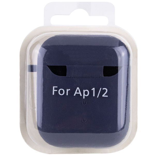 Силіконовий футляр з мікрофіброю для навушників Airpods 1/2 39442 фото