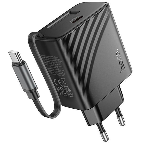 МЗП Hoco N57 Full PD20W with retractable cable Type-C (2USB-C) 79072 фото