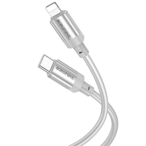 Дата кабель Borofone BX108 Start silicone Type-C to Lightning 27W (1m) 79284 фото