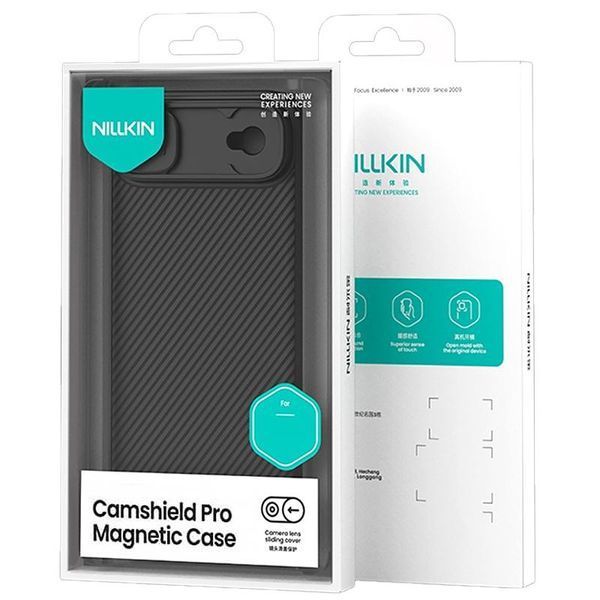 Карбонова накладка Nillkin CamShield Pro Magnetic для Apple iPhone 17 Air (6.5") 81040 фото