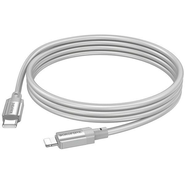 Дата кабель Borofone BX108 Start silicone Type-C to Lightning 27W (1m) 79284 фото
