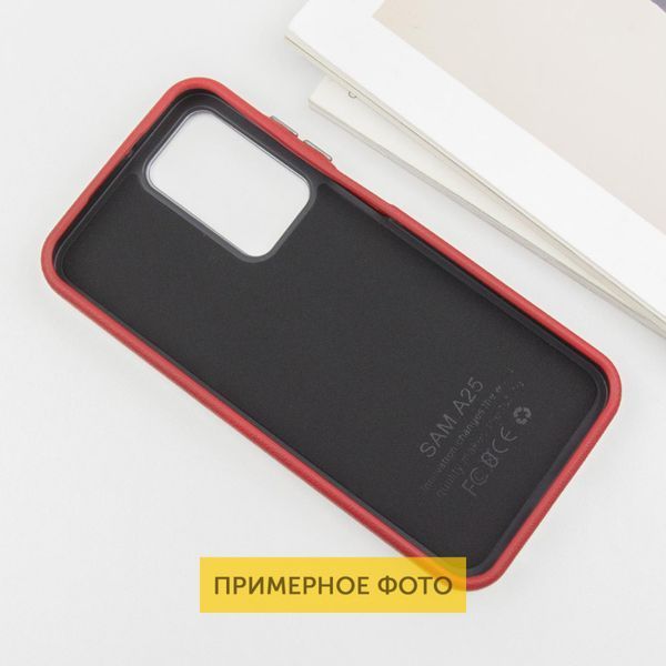 Шкіряний чохол Leather Case Metal Buttons для Xiaomi Redmi 9C 76306 фото