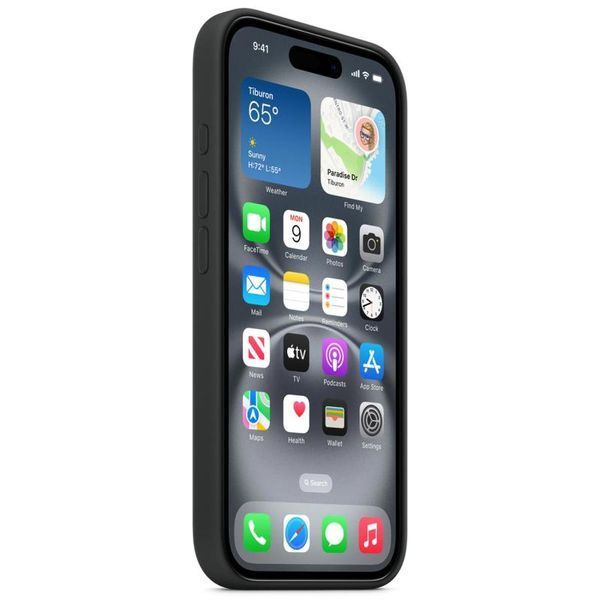 Чохол Silicone case (AAA) with Magsafe and Animation для Apple iPhone 17 (6.3") 81568 фото