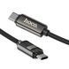 Дата кабель Hoco U137 Line with display Type-C to Type-C 60W (1.2m) 73872 фото 3