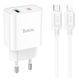 МЗП Hoco C80A Plus Rapido PD20W+QC3.0 (1USB-A/1C) + кабель Type-C to Lightning 71085 фото 1