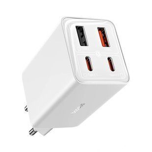 МЗП Baseus GaN6 Pro OS 65W (2USB-A/2C) + кабель Type-C to Type-C (P10162701) 70601 фото