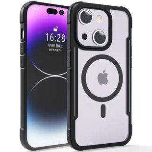 TPU+PC чохол Defense Clear with MagSafe для Apple iPhone 15 Plus (6.7") 66416 фото