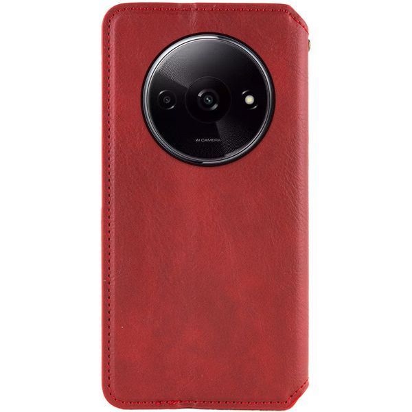 Шкіряний чохол-книжка GETMAN Cubic (PU) для Xiaomi Redmi A3 69632 фото