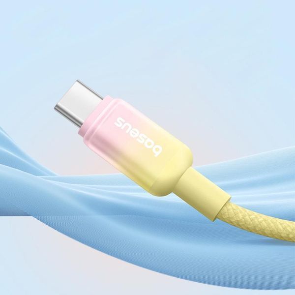 Дата кабель Baseus Discolor Series Fast Charging Type-C to Type-C 100W (1m) (P10374902) 76486 фото