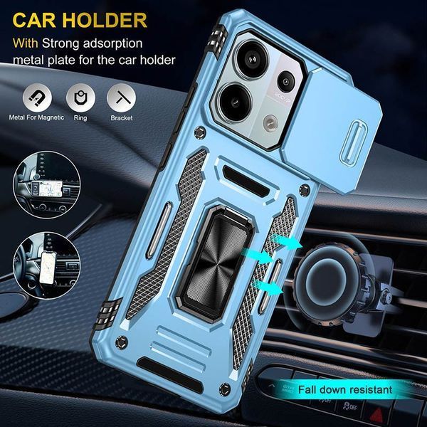 Ударостійкий чохол Camshield Army Ring для Xiaomi Poco X6 Pro 72806 фото