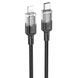 Дата кабель Hoco U129 Spirit Transparent Type-C to Lightning 27W (1.2m) 71090 фото 1
