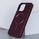 Шкіряний чохол Bonbon Leather Metal Style with MagSafe для Apple iPhone 12 Pro Max (6.7") 65456 фото 2