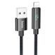 Дата кабель Hoco U125 Benefit 2.4A USB to Lightning with display (1.2m) 69091 фото 1