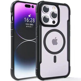 TPU+PC чохол Defense Clear with MagSafe для Apple iPhone 15 Pro (6.1") 66417 фото