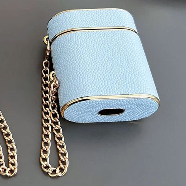 Шкіряний футляр Suitcase для навушників AirPods 1/2 68144 фото