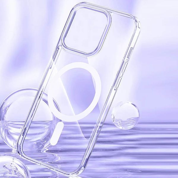 Чохол TPU Clear Case with MagSafe для Apple iPhone 12 Pro Max (6.7") 73537 фото