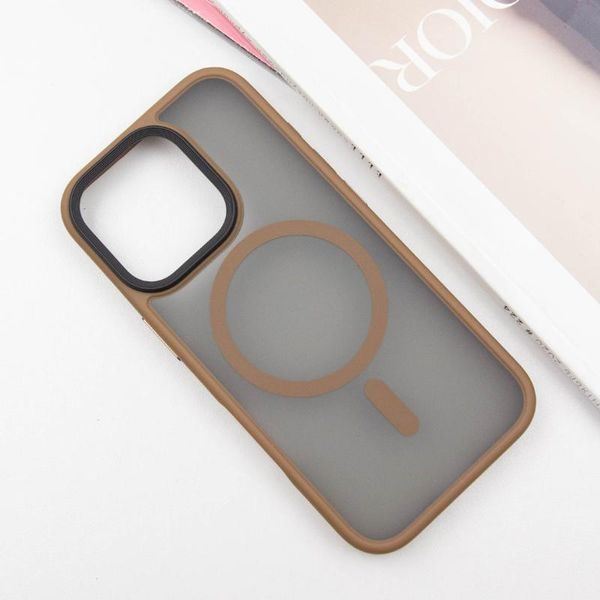TPU+PC чохол Metal Buttons with MagSafe для Apple iPhone 16 Pro (6.3") 73092 фото