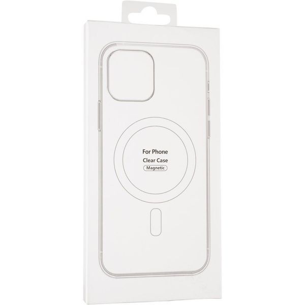Чохол TPU Clear Case with MagSafe для Apple iPhone 12 Pro Max (6.7") 73537 фото