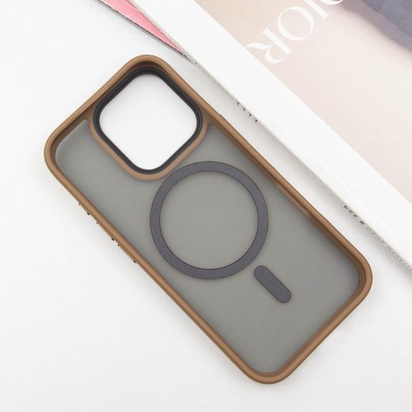 TPU+PC чохол Metal Buttons with MagSafe для Apple iPhone 16 Pro (6.3") 73092 фото