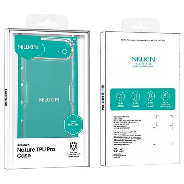 TPU чохол Nillkin Nature Pro Series для Apple iPhone 17 Air (6.5") 81041 фото