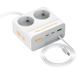 Подовжувач Hoco AC28 Descanso (PD45W/1C/3A/2xSocket) (2m) 79073 фото 3
