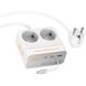 Подовжувач Hoco AC28 Descanso (PD45W/1C/3A/2xSocket) (2m) 79073 фото 1