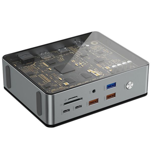 Перехідник HUB WIWU Matrix docking station 16in1 W1601 71965 фото