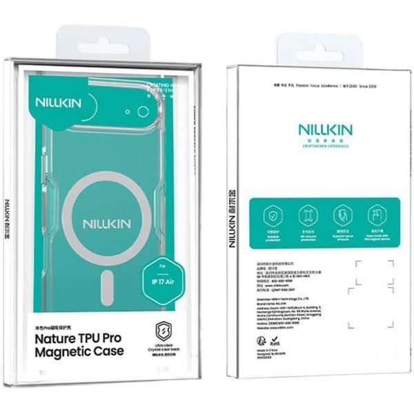 TPU чохол Nillkin Nature Pro Magnetic для Apple iPhone 17 Air (6.5") 81042 фото