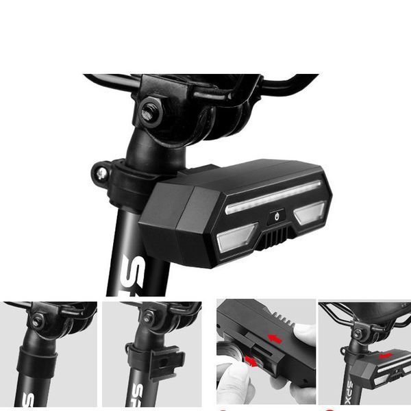 Трекер GPS велосипедний V03B Bike Tacker+Auto Tail Light 2in1 SIM (4GLTE+3GWCDMA+2GGSM) 140/2400mAh 78507 фото
