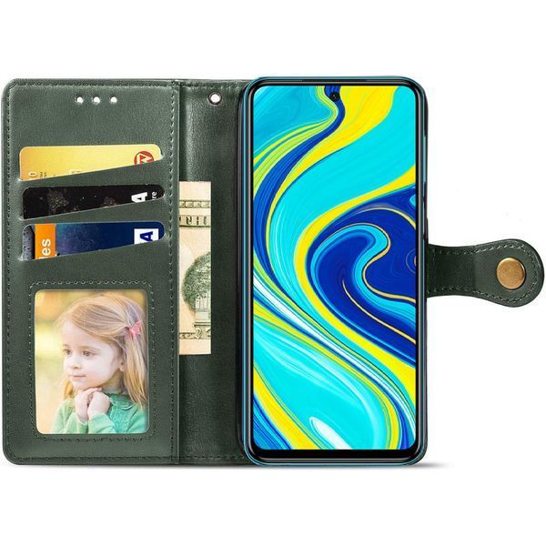 Шкіряний чохол-книжка GETMAN Gallant (PU) для Xiaomi Redmi Note 9s / Note 9 Pro / Note 9 Pro Max 35723 фото