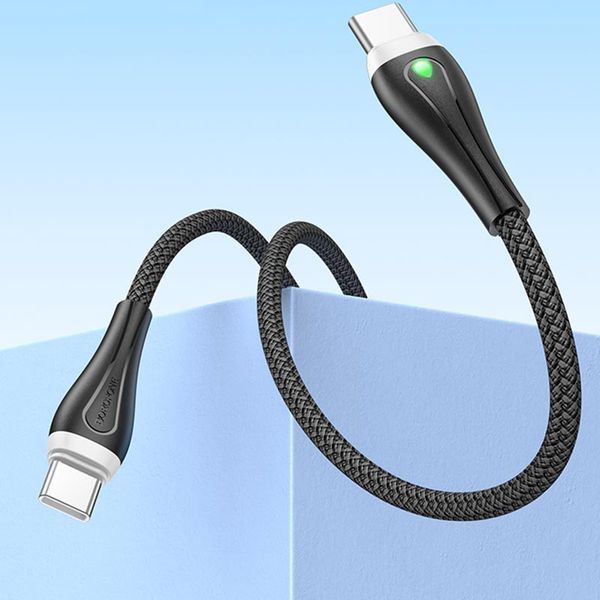 Дата кабель Borofone BX100 Advantage 60W Type-C to Type-C (1m) 67644 фото