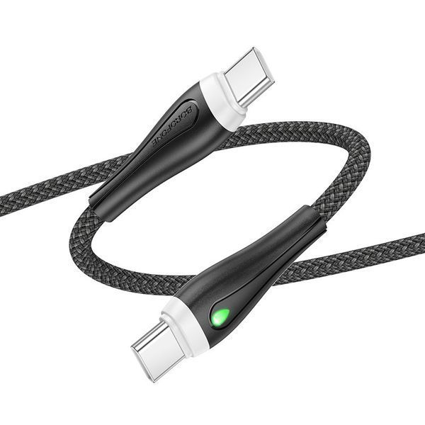 Дата кабель Borofone BX100 Advantage 60W Type-C to Type-C (1m) 67644 фото