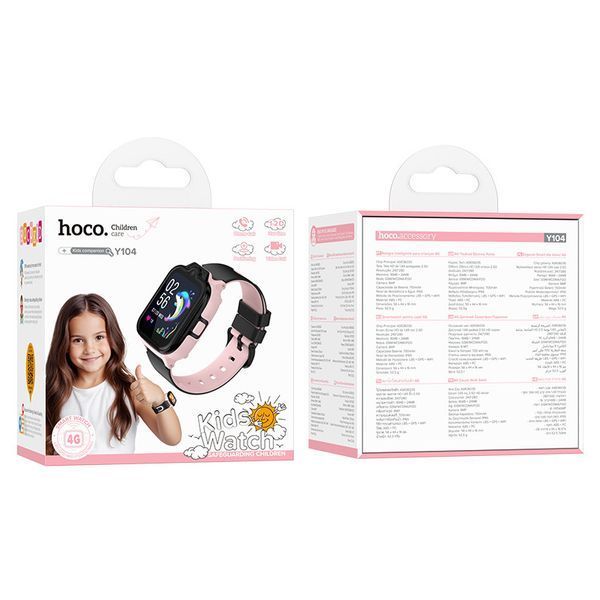 Дитячий cмарт-годинник Hoco Y104 4G 77152 фото