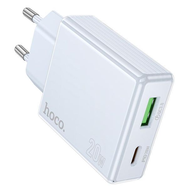 МЗП Hoco C142A Direct PD20W+QC3.0 (1USB-A/1C) 79075 фото