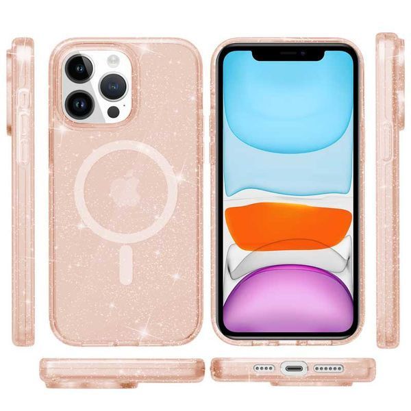 Чохол TPU Galaxy Sparkle (MagFit) для Apple iPhone 13 Pro (6.1") 66248 фото