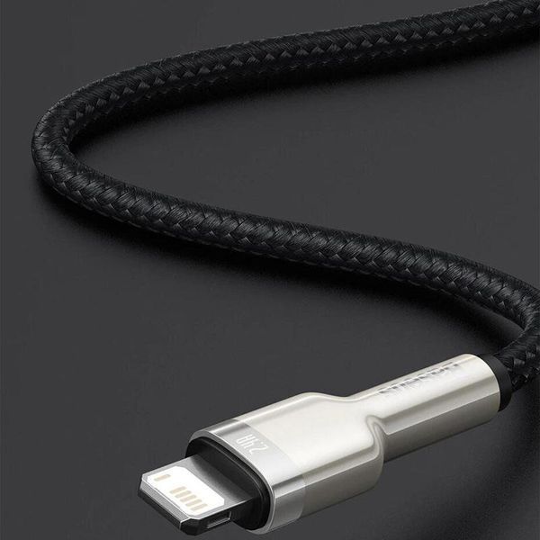 Дата кабель Baseus Cafule Series Metal USB to Lightning 2.4A (2m) (CALJK-B0) 76490 фото