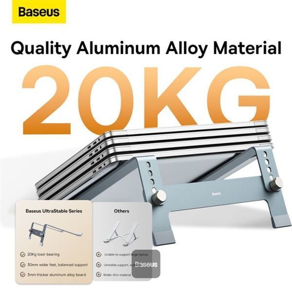 Підставка для ноутбуку Baseus UltraStable (4-Gear Adjustable) (B10053100811-00) 70549 фото