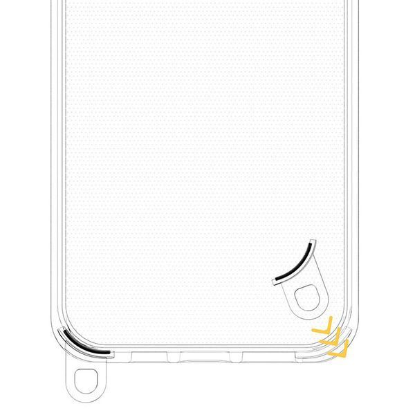Чохол TPU Transparent with Straps для Apple iPhone 12 Pro / 12 (6.1") 72060 фото
