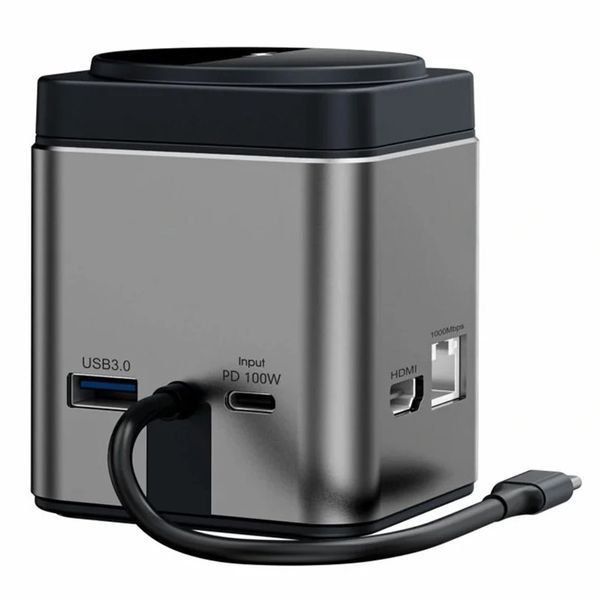БЗП + HUB WIWU Wi-W025 Cube 9in1 USB-C 71966 фото