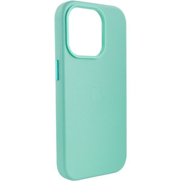 Шкіряний чохол Leather Case (AA Plus) with MagSafe для Apple iPhone 14 Pro (6.1") 57475 фото